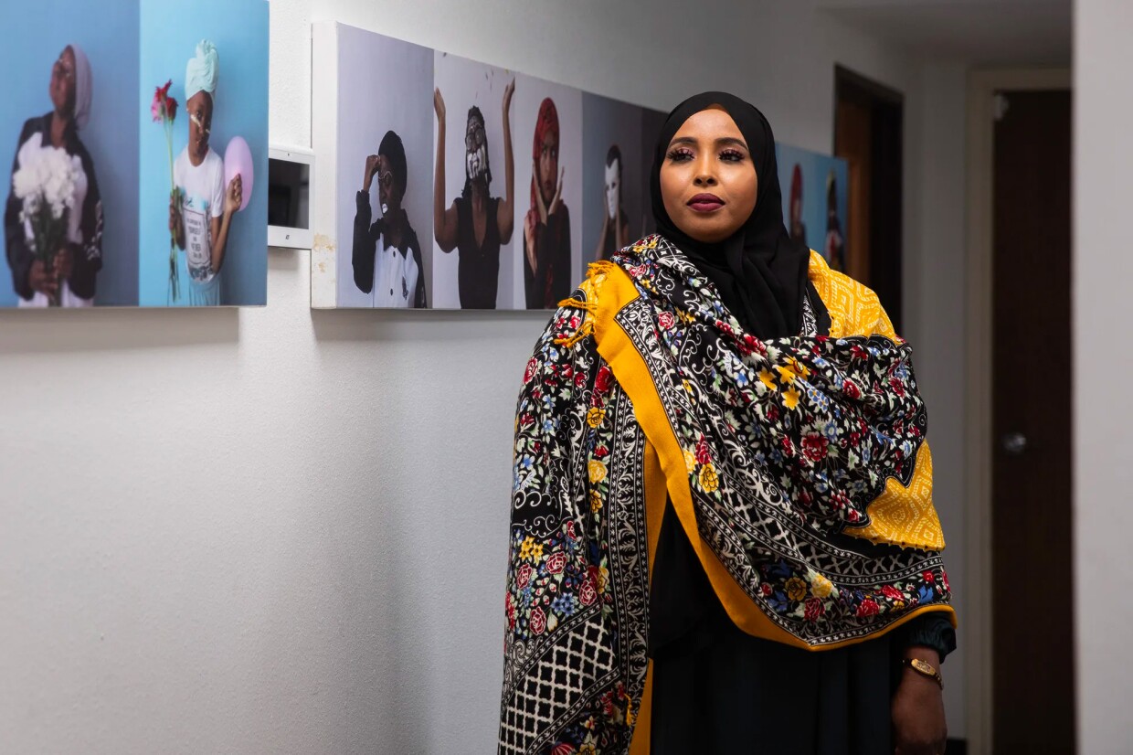 Safiyo Jama, a San Diego resident from Somalia, has voted in U.S. elections since 2012 and helps other Somali residents understand election materials.