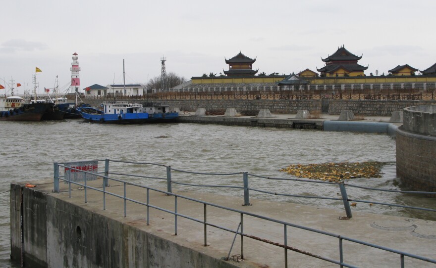 Rudong County is in Jiangsu province, on China's east coast just north of where the Yangtze River empties into the East China Sea.