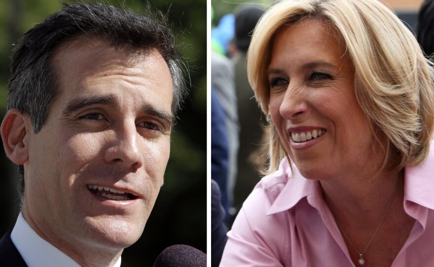 Los Angeles mayoral candidates Eric Garcetti and Wendy Greuel had similar records while serving together on the City Council.
