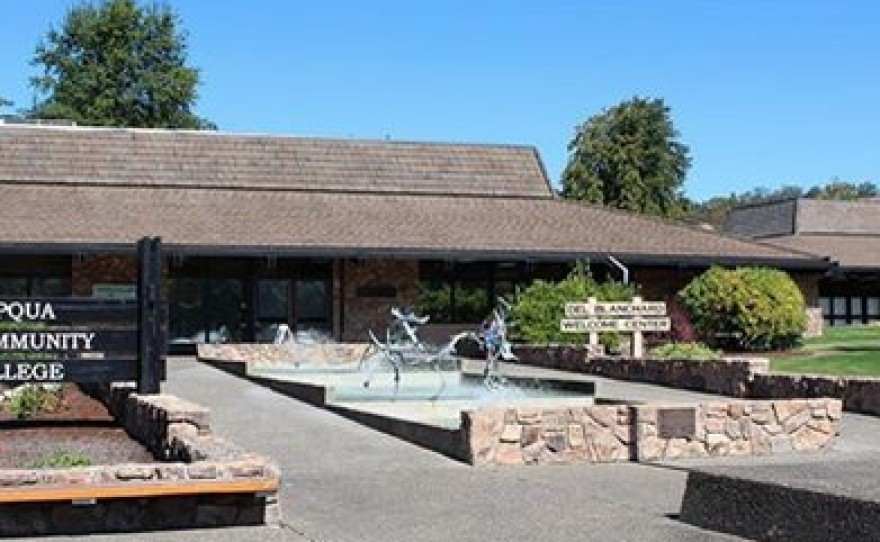 An undated photo of Umpqua Community College. 