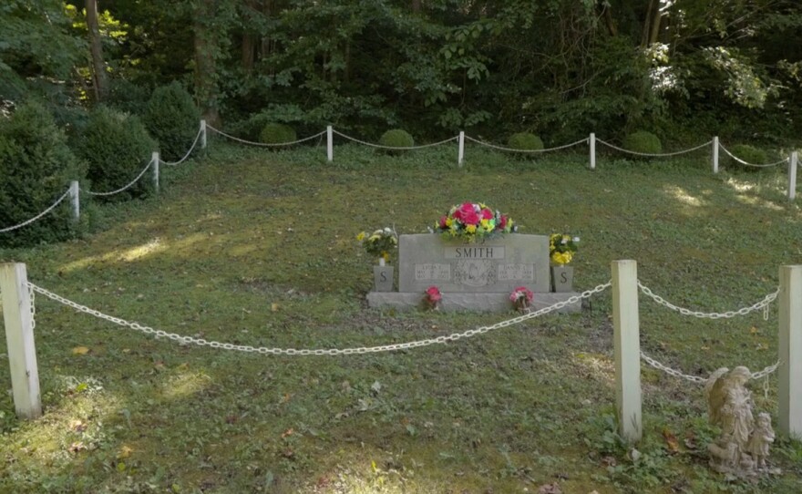 Danny Smith has picked out his gravesite in the top left corner of the family cemetery at his home in Canada, Ky.