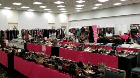 Clothes, shoes and accessories collected during Operation Dress Code in 2018.