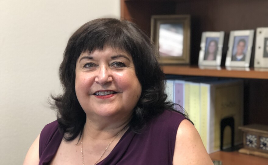 Alicia Muñoz poses for a photo, May 7, 2018.
