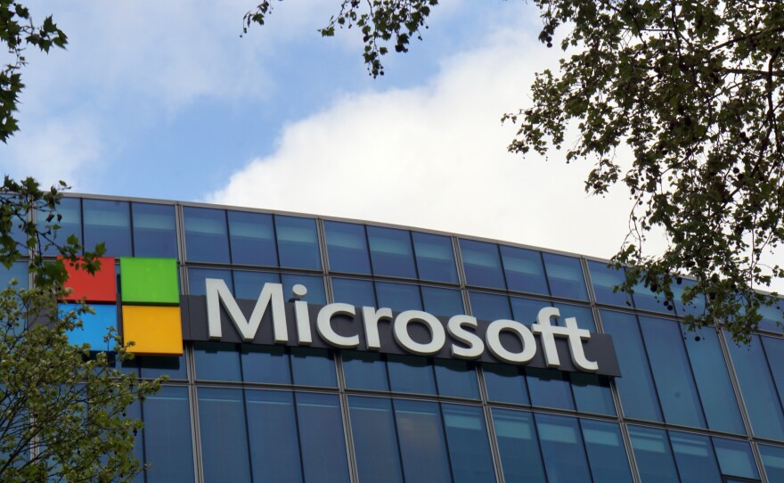 Microsoft's French headquarters, seen outside Paris last year.