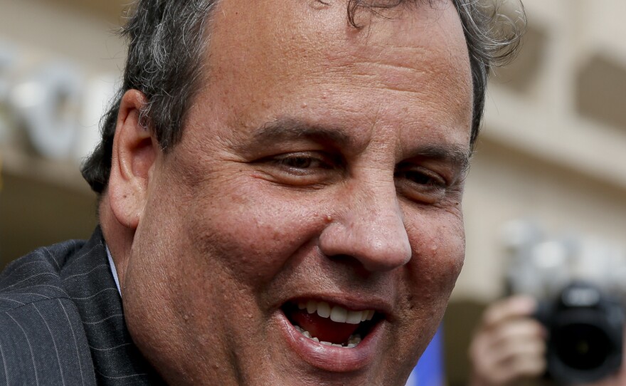 New Jersey Gov. Chris Christie earlier this month.