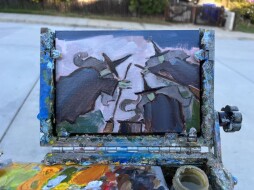 Halloween Decorations in Plein Air with Kevin Inman: Art Class On Location (either Kensington, Mission Hills or Loma Portal)