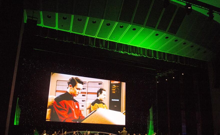 A photo from "Star Trek: The Ultimate Voyage" concert.