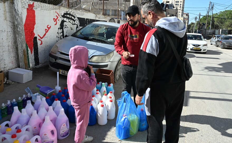 Basil Abu Nasr, a merchant in the Qalandiya refugee camp in the Israeli occupied West Bank said violence was rising. "There is no truce in the West Bank," he said.