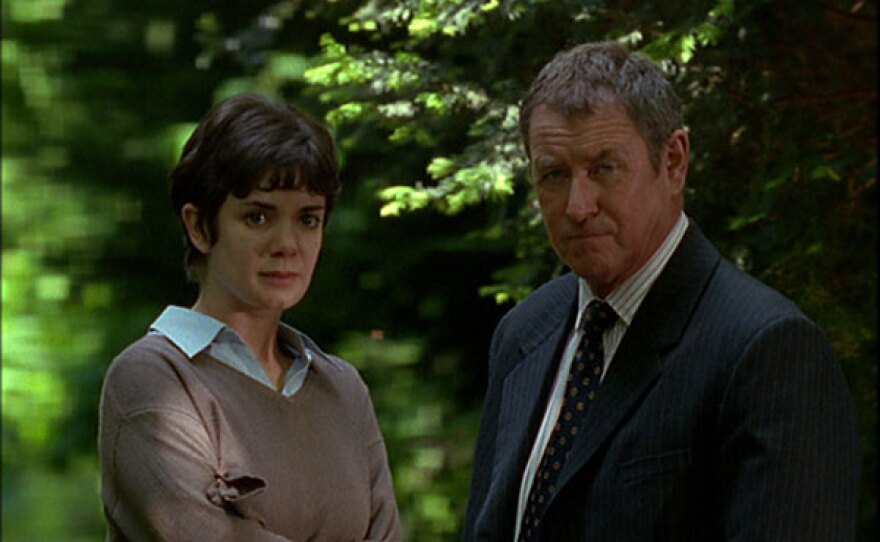 A scene from MIDSOMER MURDERS "Garden Of Death."