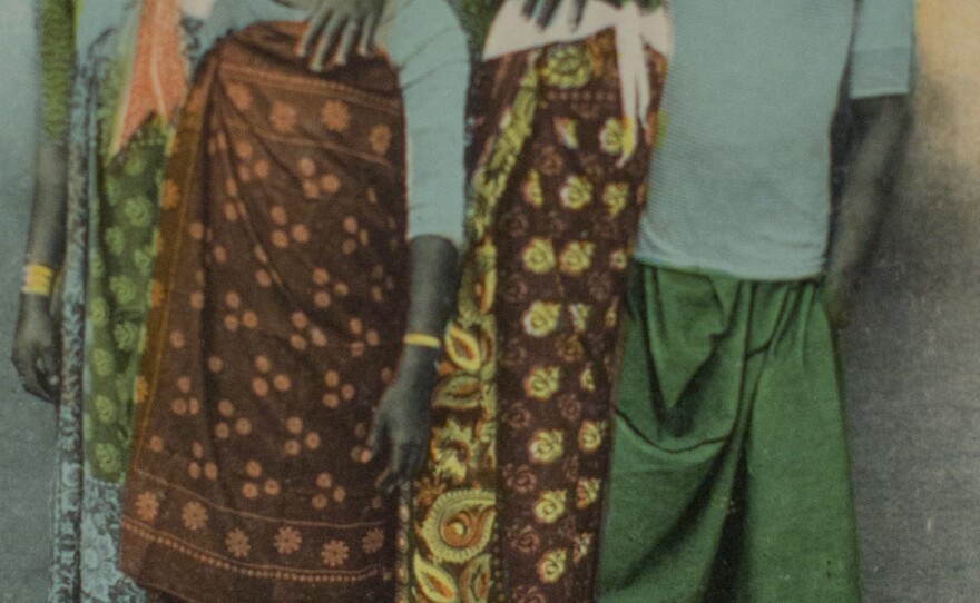 <em>Ostafrikanische Schonheit</em> (present-day Tanzania) by J.P. Fernandes. Photograph taken before 1900; postcard printed circa 1912.