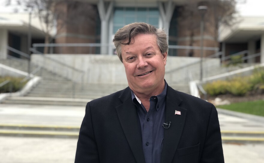 Eric Lund poses for a photo, May 2, 2018.