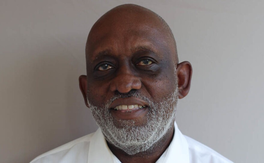 Dr. William "Lynn" Weaver during a 2017 visit to StoryCorps in Fayetteville, N.C.