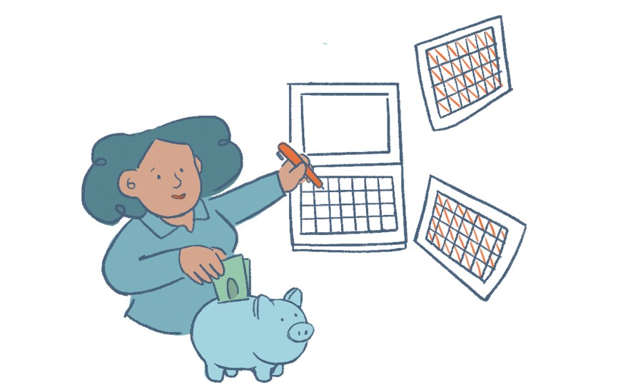 Saving and scheduling