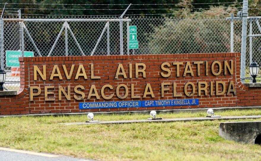 A gunman killed three people and injured eight others at Pensacola Naval Air Station on Friday. It was the second shooting on a U.S. Naval Base in a week.