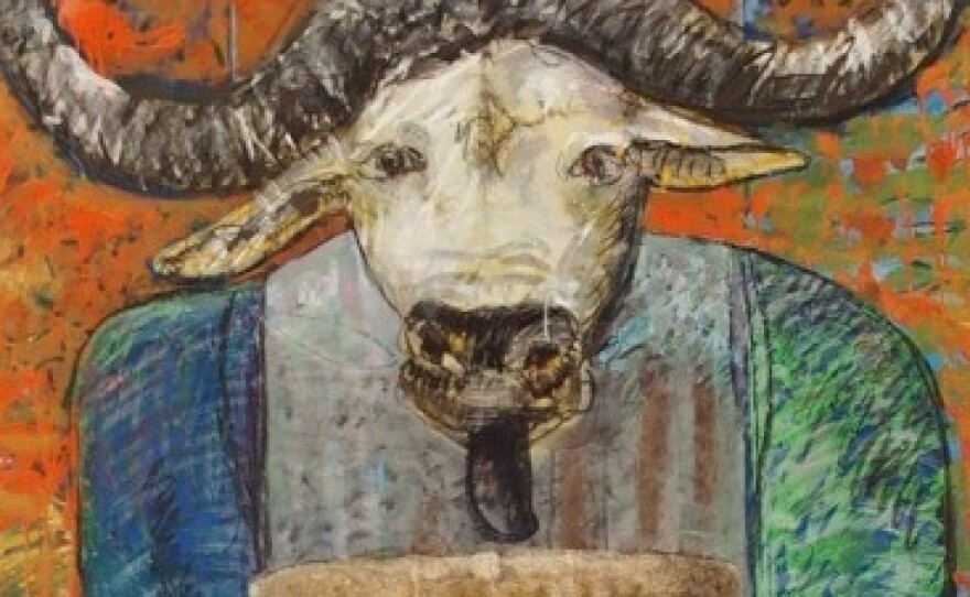 "Thank You Africa" is by one of two Kenyan citizens who will exhibit at the Biennale. He is Armando Tanzini, a 72-year-old Italian-born painter, sculptor and real estate magnate who has lived in the country for nearly a half a century.