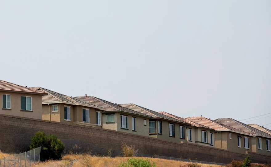 A large housing development near Pittsburg on Sept, 2, 2021.