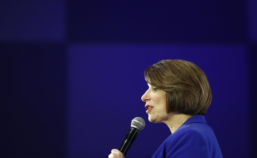 In making her case for electability, Sen. Amy Klobuchar of Minnesota has repeatedly said she's the Democratic presidential candidate who "brings the receipts."
