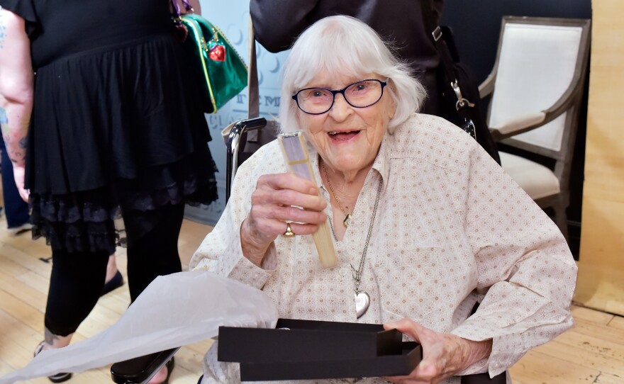 Ruthie Tompson at a screening at the 2018 TCM Classic Film Festival on April 28, 2018 in Hollywood, California. The legendary Disney animator passed away on Sunday at the age of 111.