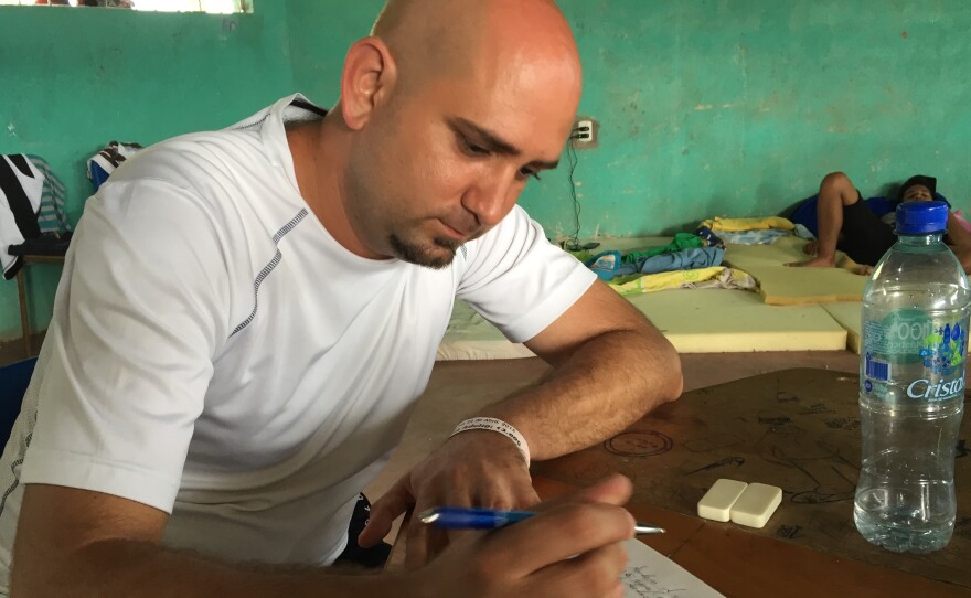 Fernando Pacheco, an orthopedic surgeon, was paid $65 a month in Cuba, one of the highest salaries on the island, but he says it wasn't enough to support his family.