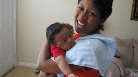 Ebony Manchion had Charles Jr. at a San Diego midwife-run birth center in April. She says she’s glad she gave birth the all-natural way.