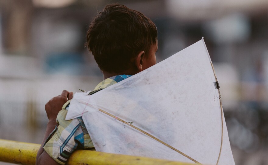 Kids and kites — a match made for the heavens.