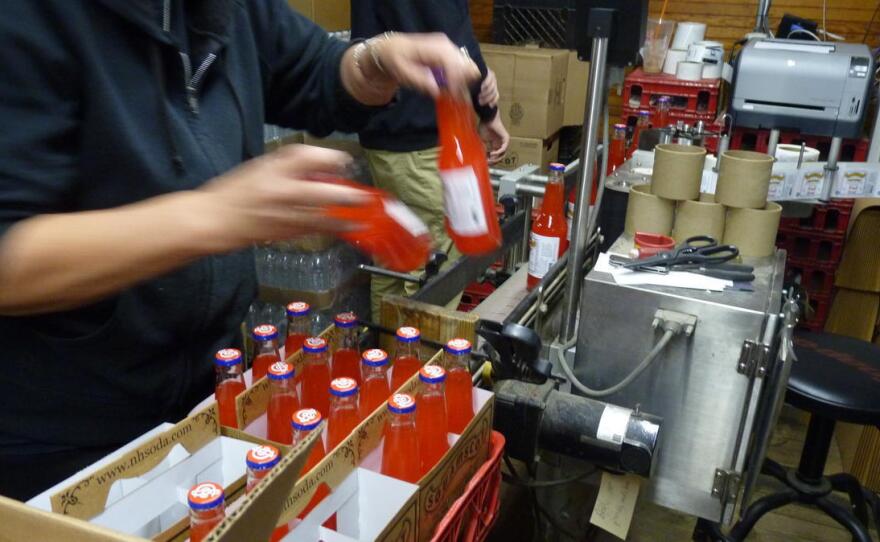 Customers have 27 different flavors to choose from, including root beer, cherry cola, fruit bowl and ginger ale.