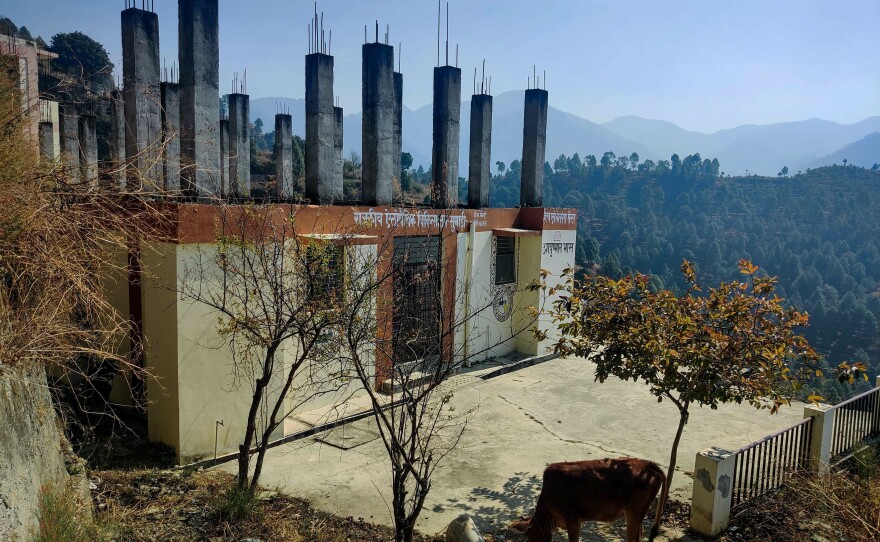 The only hospital for the residents of Sumari has been under construction for a few years.