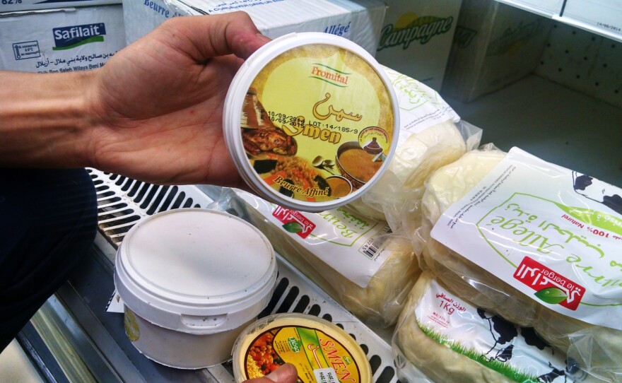 The mass-produced smen sold in Moroccan supermarkets is thinner and less rich than the traditional stuff.