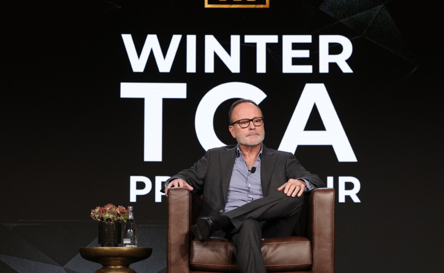 John Landgraf, chairman of FX Content & FX Productions, speaks at the 2024 Winter TCA press tour.