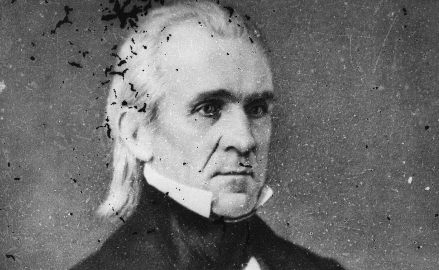 James K. Polk, the 11th president of the U.S., was an unassuming figure. First lady Sarah Childress Polk had the Marine Band play "Hail to the Chief" so people would notice when he entered the room.