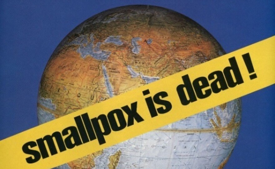 Smallpox is declared eradicated in May 1980.