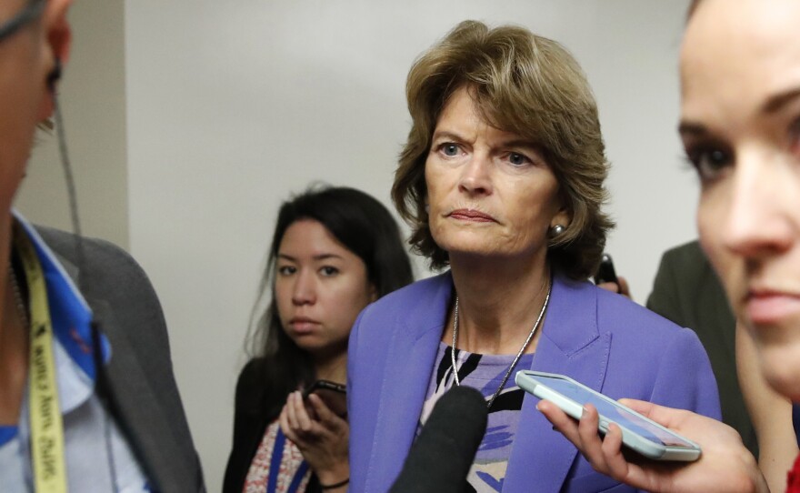Sen. Lisa Murkowski, R-Alaska, is one of the senators who have not announced a decision on Brett Kavanaugh's nomination to the Supreme Court.