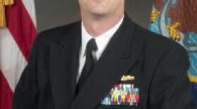 Rear Admiral Len Hering, outgoing commander of Navy Region Southwest.