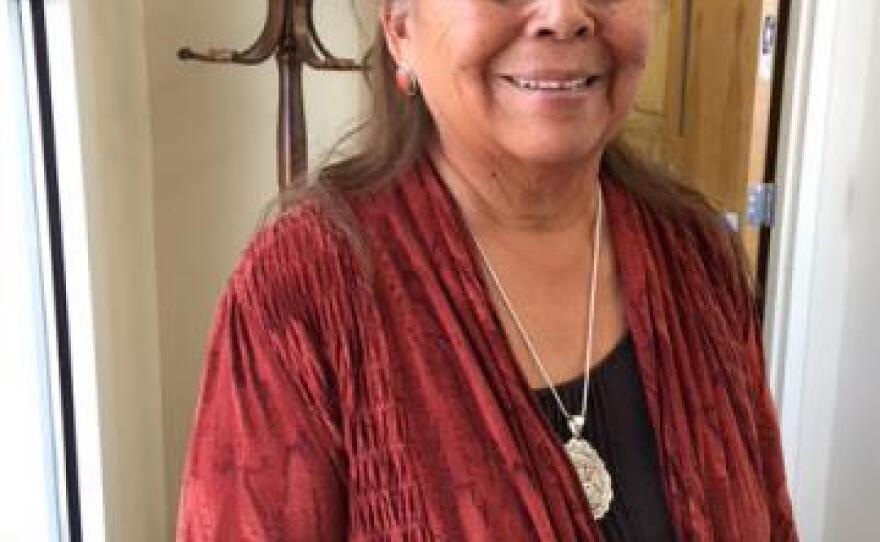 McKinley County Commissioner Genevieve Jackson in this undated photo says "this virus has just outlined all the problems that we have here within the Navajo Nation."