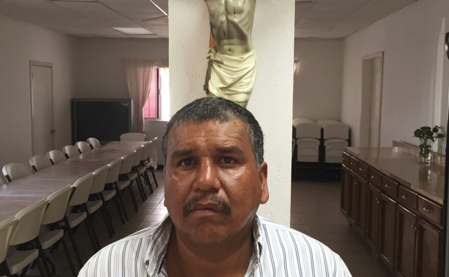 Jesus Morales, a migrant from Monterrey, Mexico, came to Matamoros expecting to swim the river illegally and find work in Texas, but the border crackdown changed his plans.