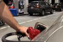 Man pumps gas at a Costco in Chula Vista amid record high gas price hikes, in Chula Vista March 20, 2026