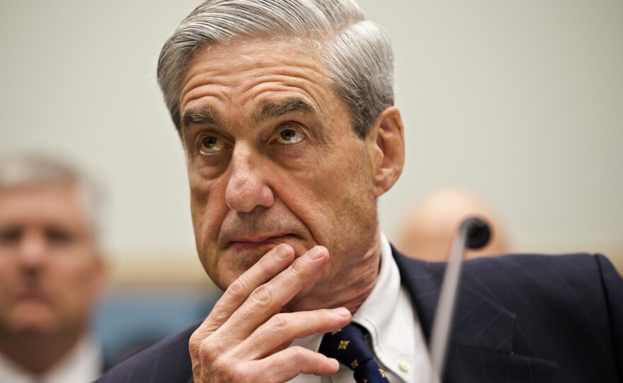 FBI Director Robert Mueller testifies on Capitol Hill in June.