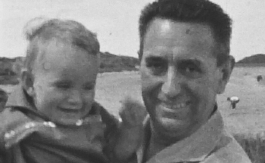 Author Martin Davidson pictured with his maternal grandfather, Bruno Langbehn.