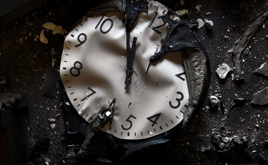 The moment time stopped.