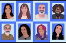 Top row (from left): Danalyn Garcia of Chicago Public Schools, Lucie Lane of Shawnee Mission School District in Kansas, Jeff Carroll of Newport News Public Schools in Virginia and Kaori Anderson-Walker of Boys' Latin of Philadelphia Charter School. Bottom row (from left): Paul Stone of Mt. Diablo Unified School District in California, Diana Swanson of Vail School District in Arizona, Kathleen Tejeda of Alvord Unified School District in California and Emily Ellis of Lexington School District Two in South Carolina.