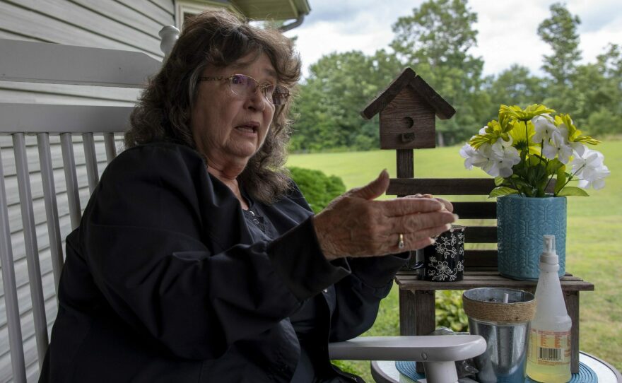Debbie Johnson is a black lung nurse who is used to seeing sick coal miners like her husband, Danny. "He's got black lung. A whole lot of them have black lung. ... It's the silica dust that's killing them."