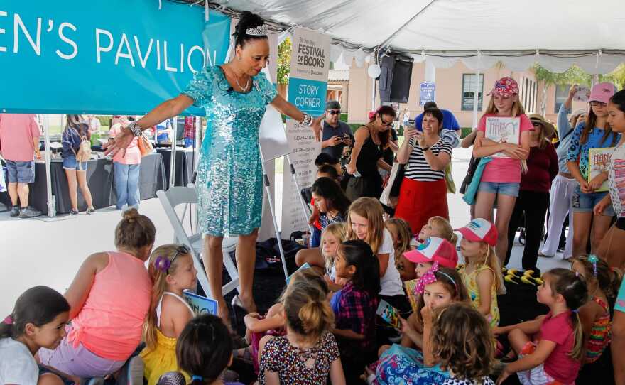A 2017 photo from The San Diego Festival of Books.