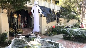For the last four years, this home near 6th Street and Margarita Avenue in Coronado has been turned into a haunted house, Oct. 25, 2017.