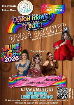 Lemon Grove Pride Drag Brunch