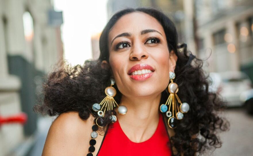 Candice Hoyes uses her surrounding for inspiration — and New York City has no shortage of interesting sights.