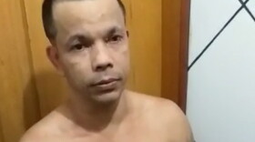 Clauvino da Silva was caught trying to slip out of a Rio de Janeiro prison complex Saturday, disguised as a woman.