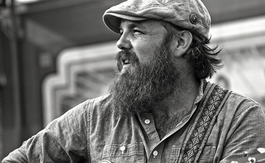 Marc Broussard with guitar.