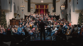 The Bach Festival Society puts on a yearly performance which fills the beautiful Knowles Memorial Chapel at Rollins College with the sounds of the holiday season. 
