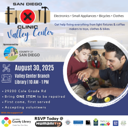 SD Fixit Clinic in Valley Center