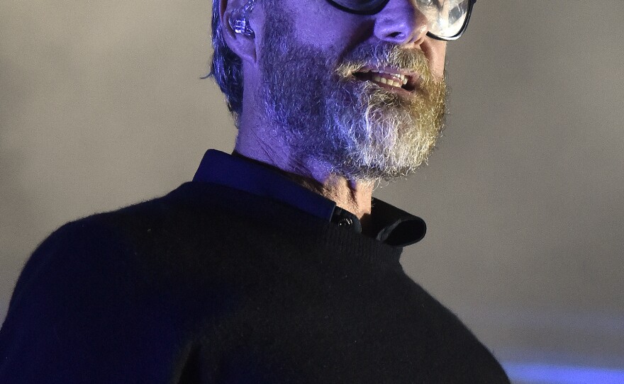 Matt Berninger of The National, performing at The Greek Theater on September 25, 2018 in Berkeley, Ca.